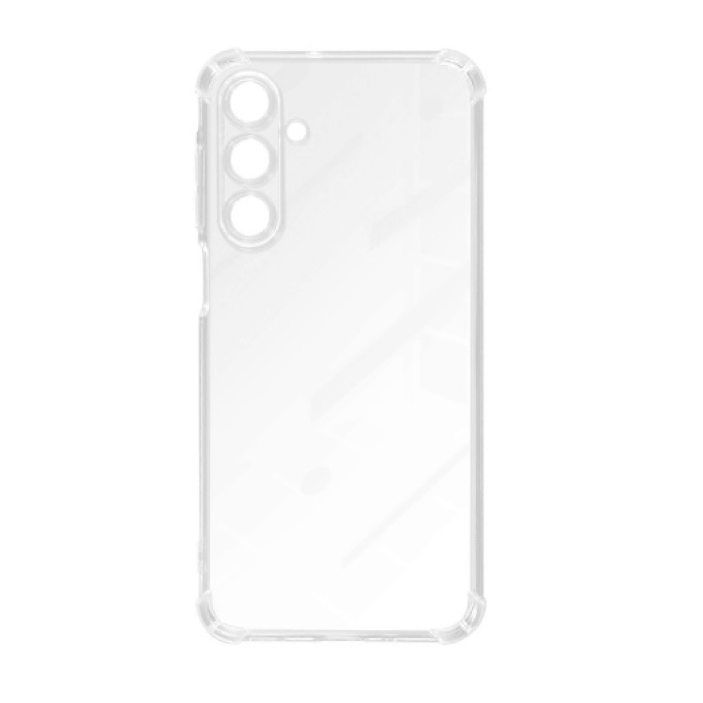 Průhledný gelový obal s vyztuženými rohy na Samsung Galaxy A16 4G/5G - průhledný