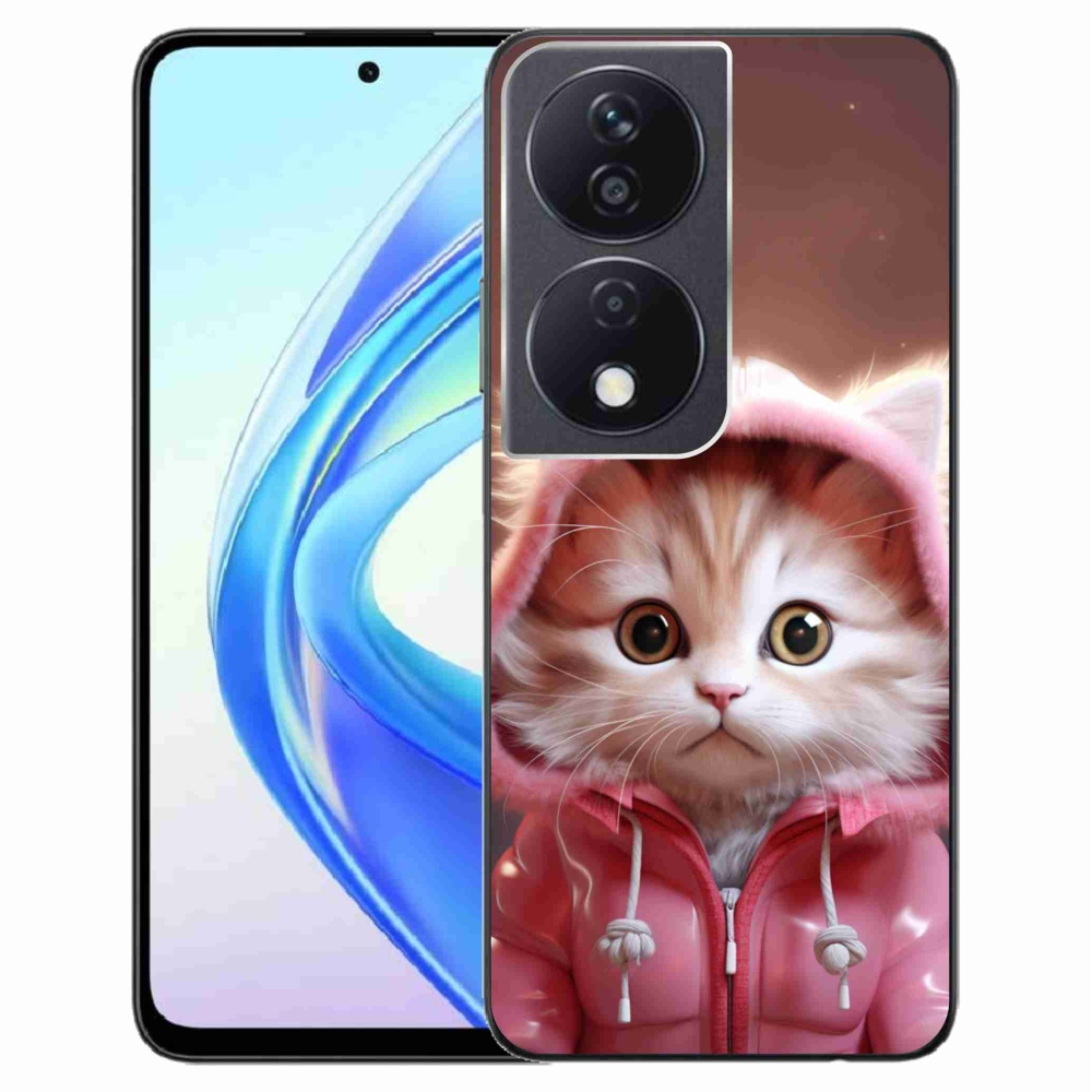 Gelový kryt mmCase na Honor X7b/Honor 90 Smart - roztomilé kotě 3