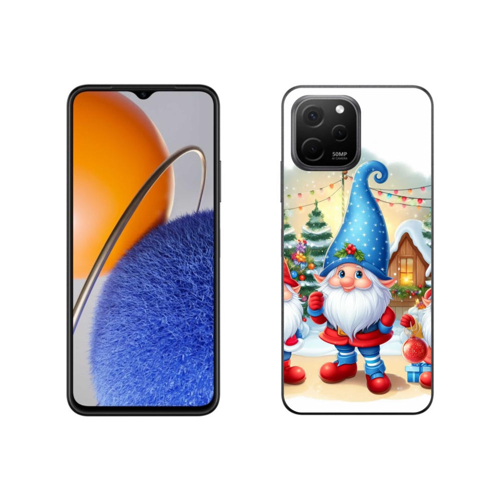 Gelový kryt mmCase na Huawei Nova Y61 - vánoční skřítci