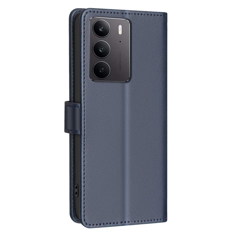 BINFEN knížkové pouzdro na Realme C75 - modré