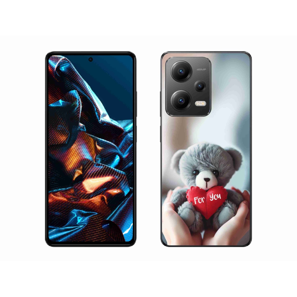Gelový kryt mmCase na Xiaomi Redmi Note 12 Pro 5G - medvídek pro zamilované