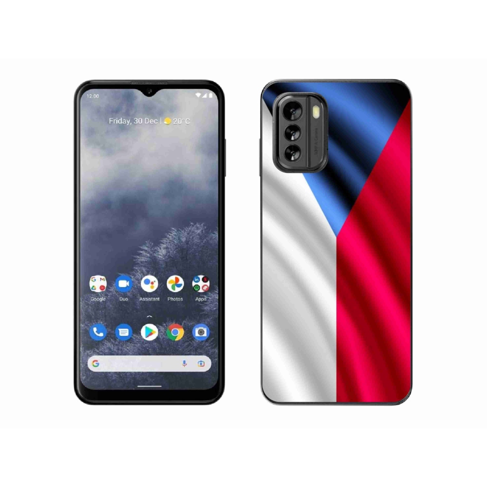 Gelový kryt mmCase na mobil Nokia G60 5G - česká vlajka