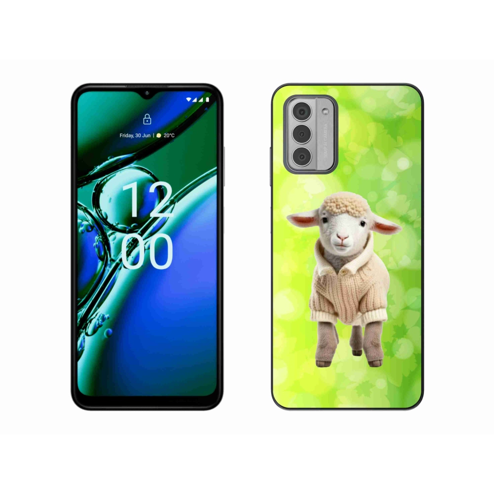 Gelový kryt mmCase na Nokia G42 - jehně ve svetru