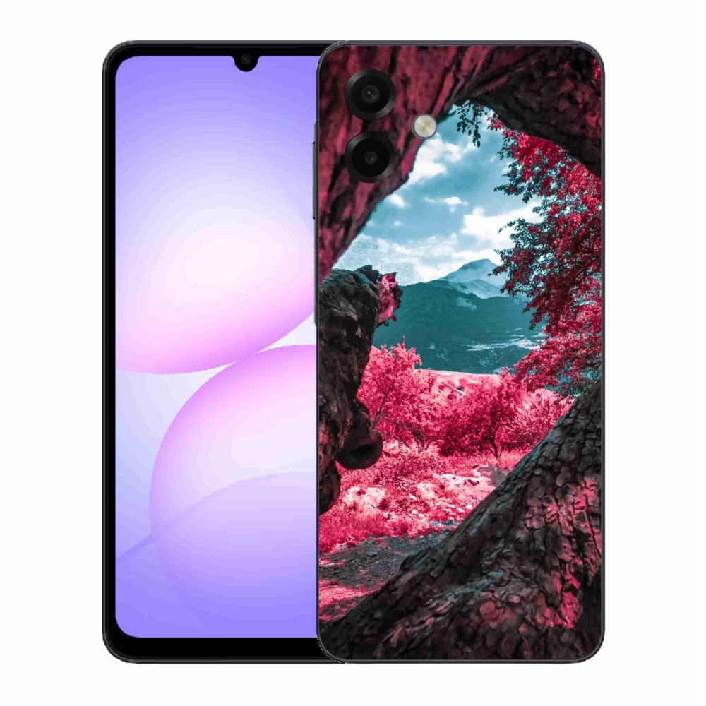 Gelový kryt mmCase na Samsung Galaxy A07 4G - výhled na hory