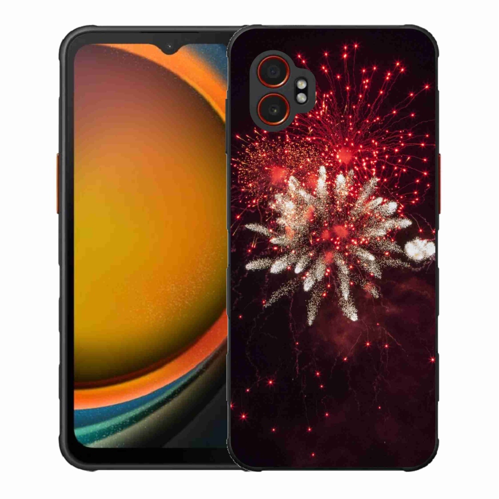 Gelový kryt mmCase na Samsung Galaxy Xcover 7 Pro - ohňostroj