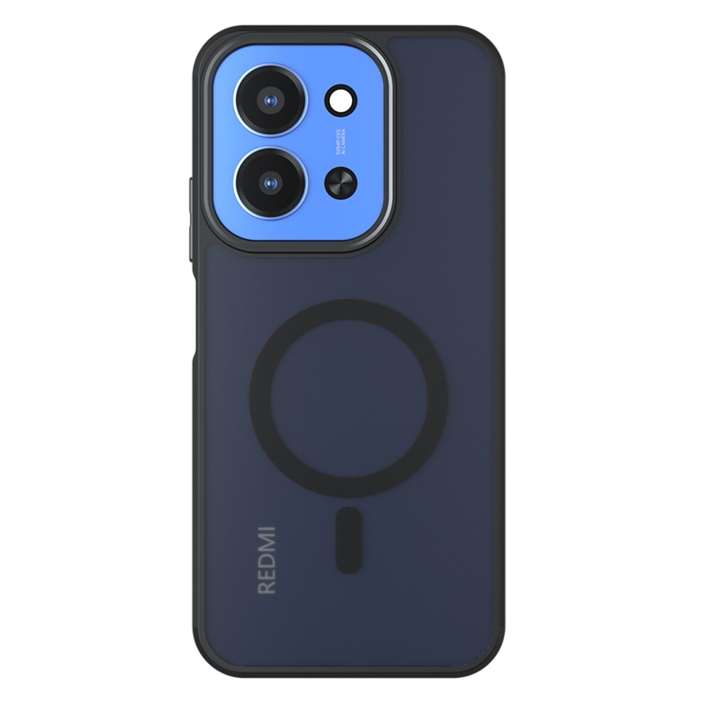 Case matný gelový obal s MagSafe na Xiaomi Redmi 15C 4G/5G (173mm) - černý