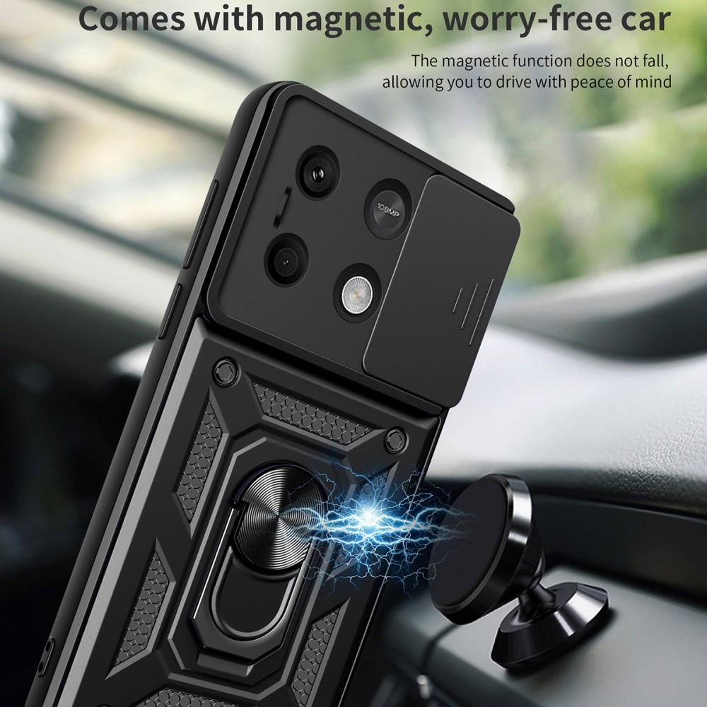 Slide odolný kryt na Xiaomi Redmi Note 13 5G - černý