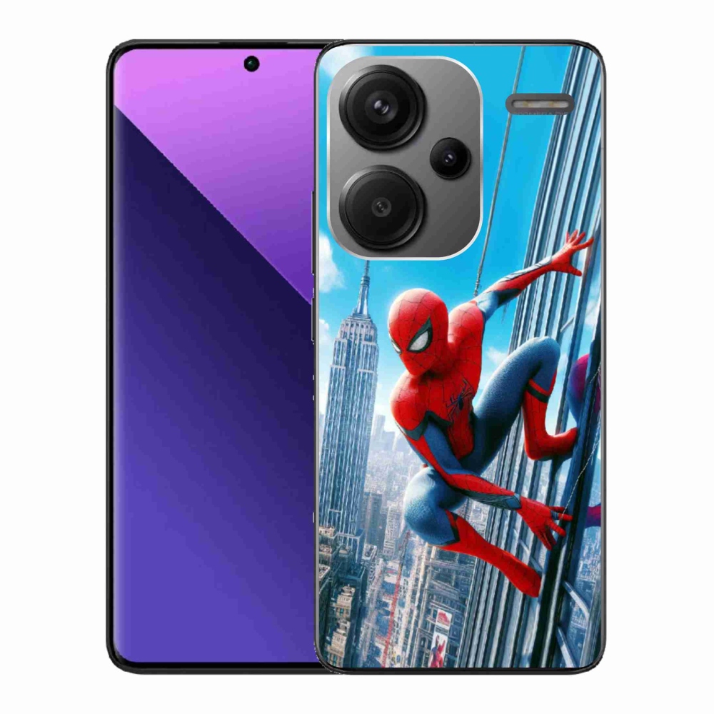 Gelový kryt mmCase na Xiaomi Redmi Note 13 Pro+ 5G - spiderman