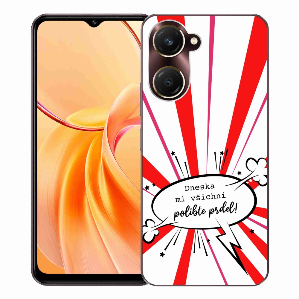 Gelový kryt mmCase na Vivo Y28s 5G - vtipný text 15 bílé pozadí