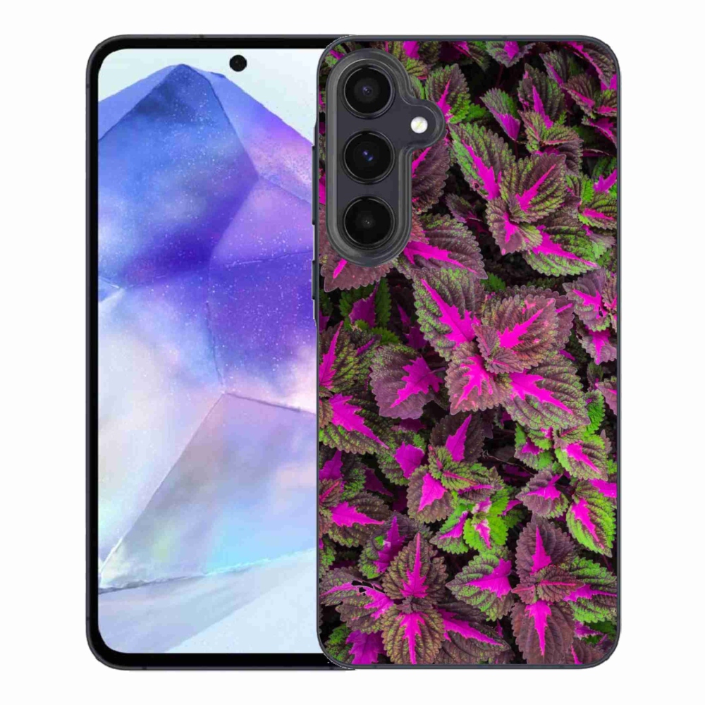Gelový kryt mmCase na Samsung Galaxy A55 5G - květiny 10