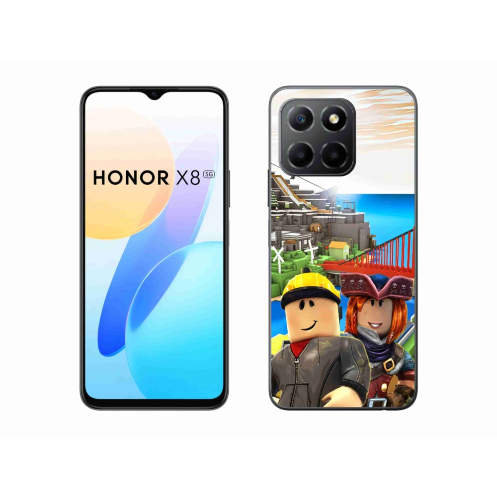 Gelový kryt mmCase na Honor X8 5G/Honor 70 Lite 5G - roblox 1