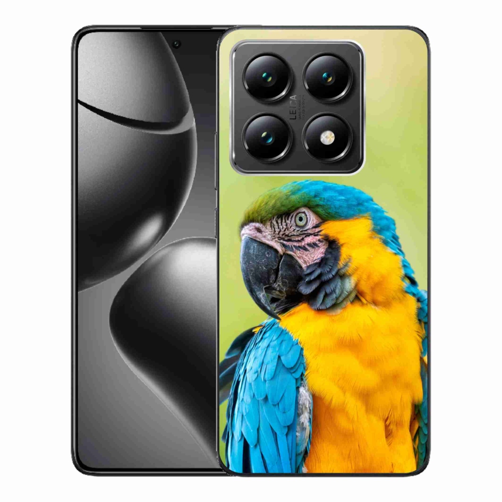 Gelový obal mmCase na Xiaomi 14T - papoušek ara 2