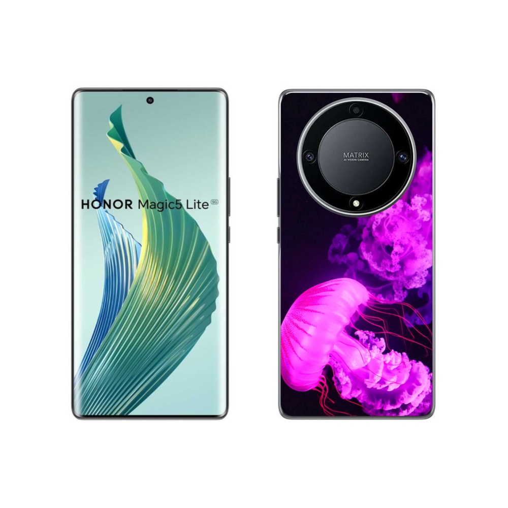 Gelový kryt mmCase na Honor Magic 5 Lite 5G - medúza 1