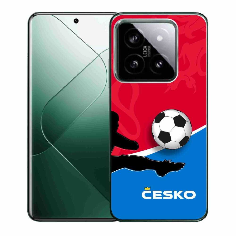 Gelový kryt mmCase na Xiaomi 14 - fotbal Česko 2