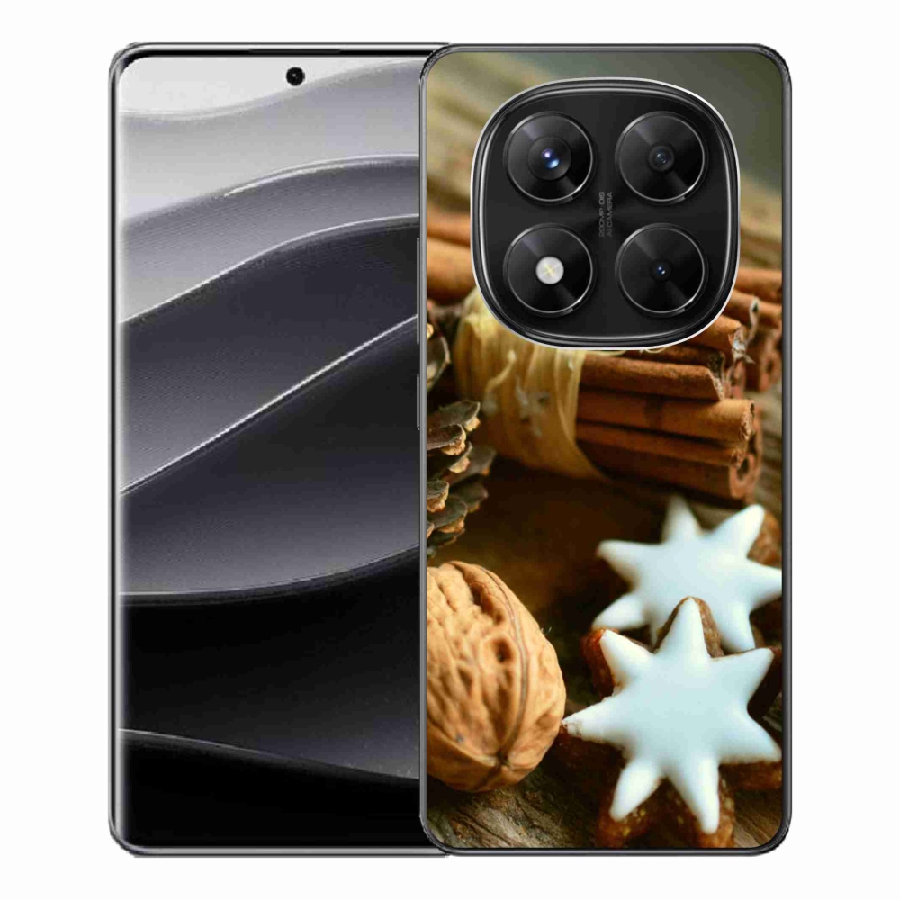 Gelový kryt mmCase na Xiaomi Redmi Note 14 Pro 5G/Poco X7 5G - skořice a perníčky