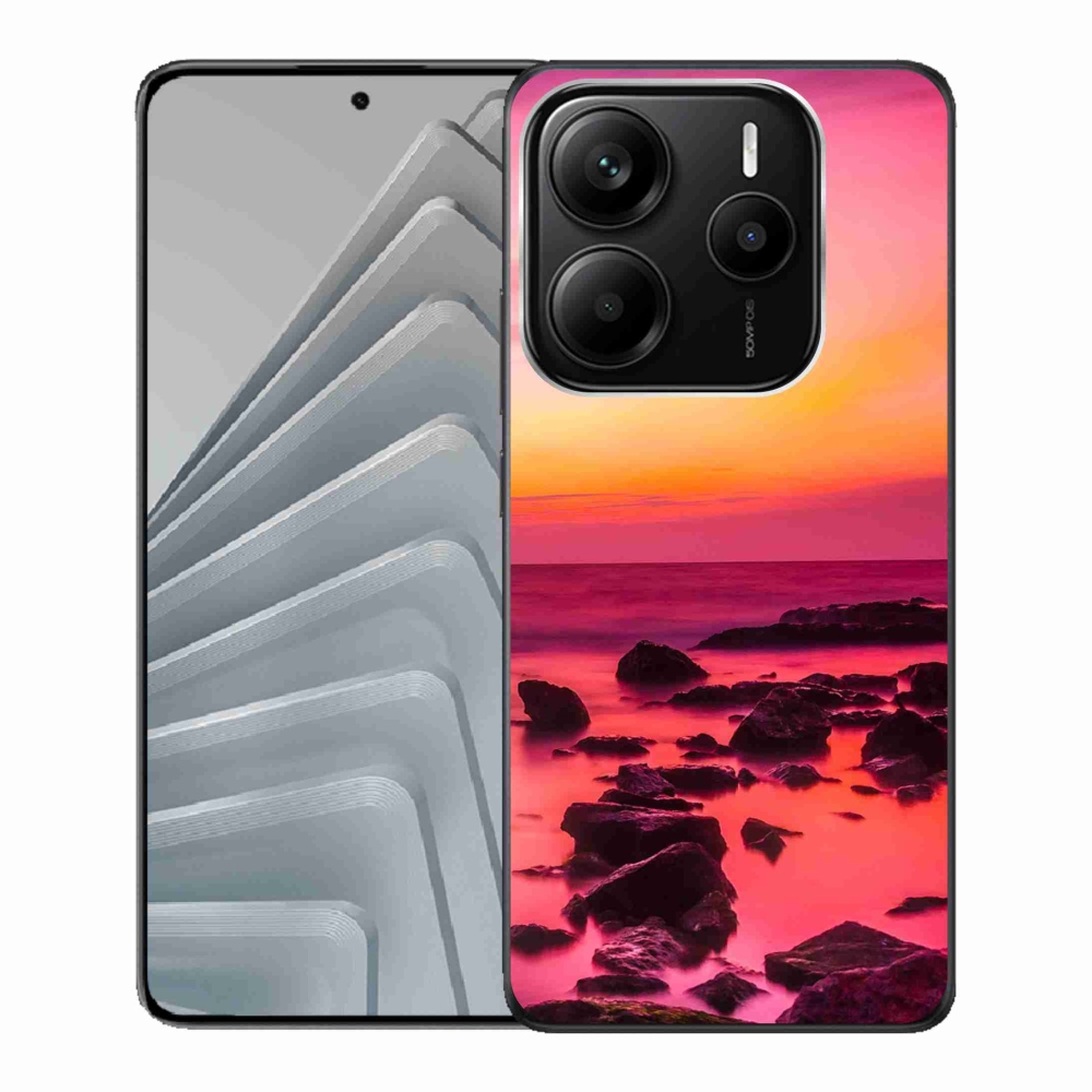 Gelový kryt mmCase na Xiaomi Redmi Note 14 5G - moře a záře
