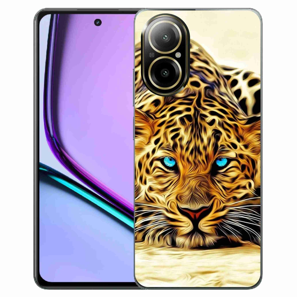 Gelový kryt mmCase na Realme C67 - kreslený tygr