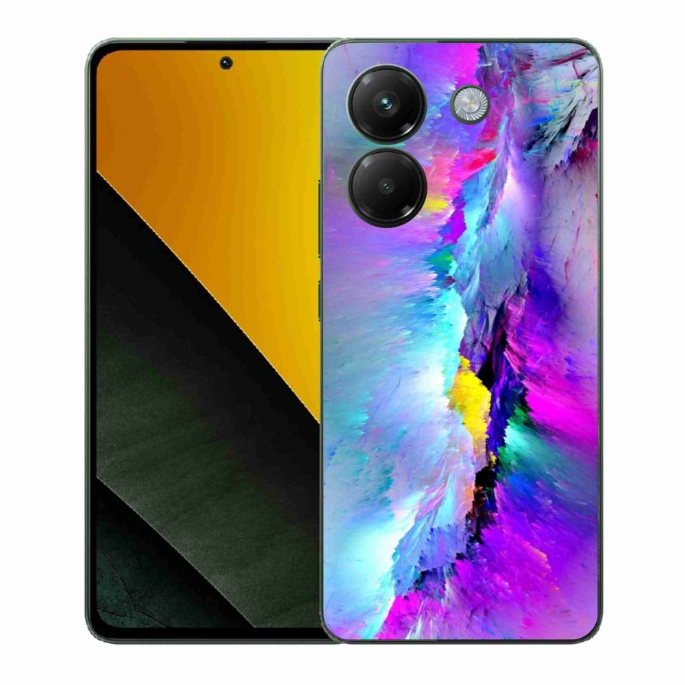 Gelový kryt mmCase na Xiaomi Poco M7 Pro 5G - abstrakt