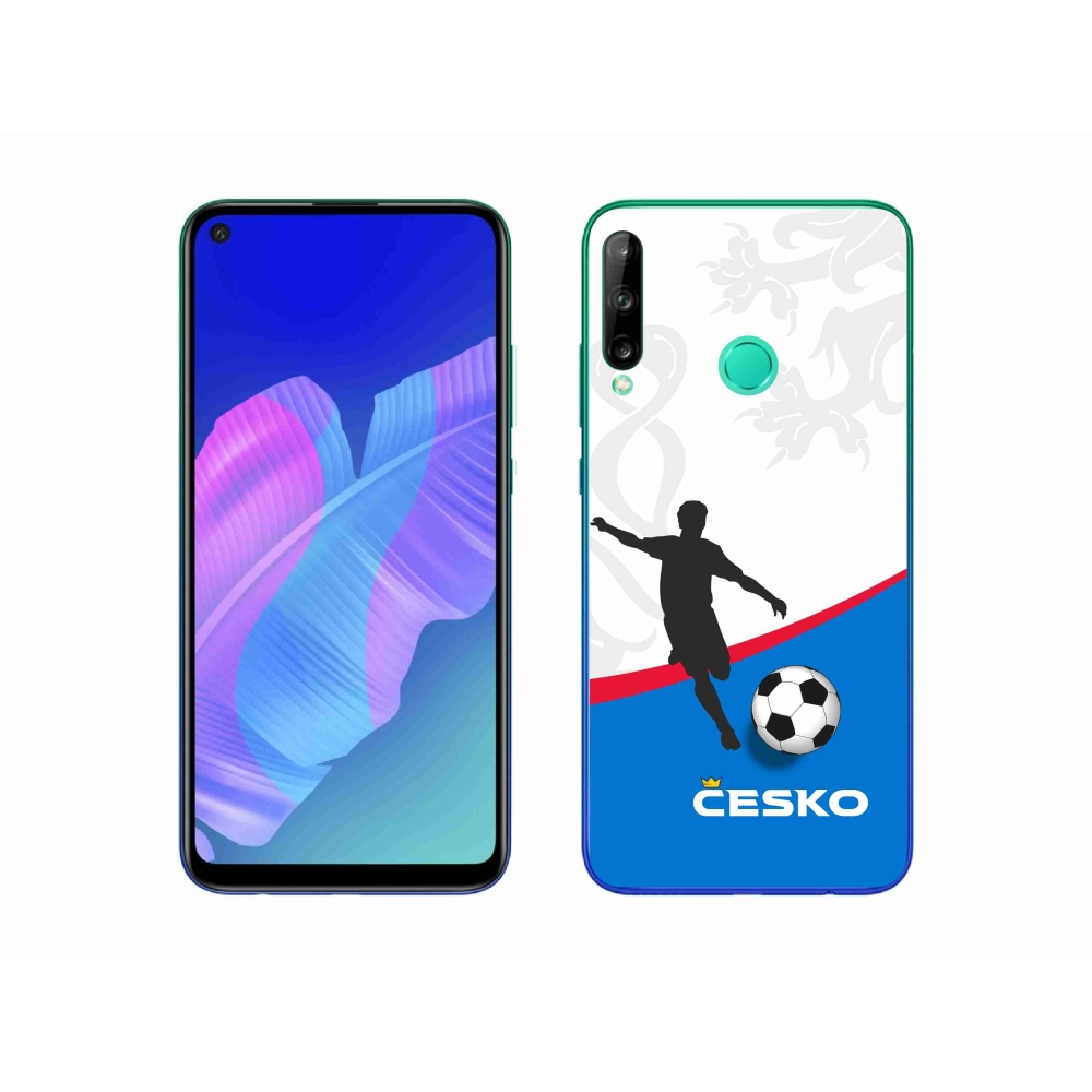 Gelový kryt mmCase na Huawei P40 Lite E - fotbal Česko 1