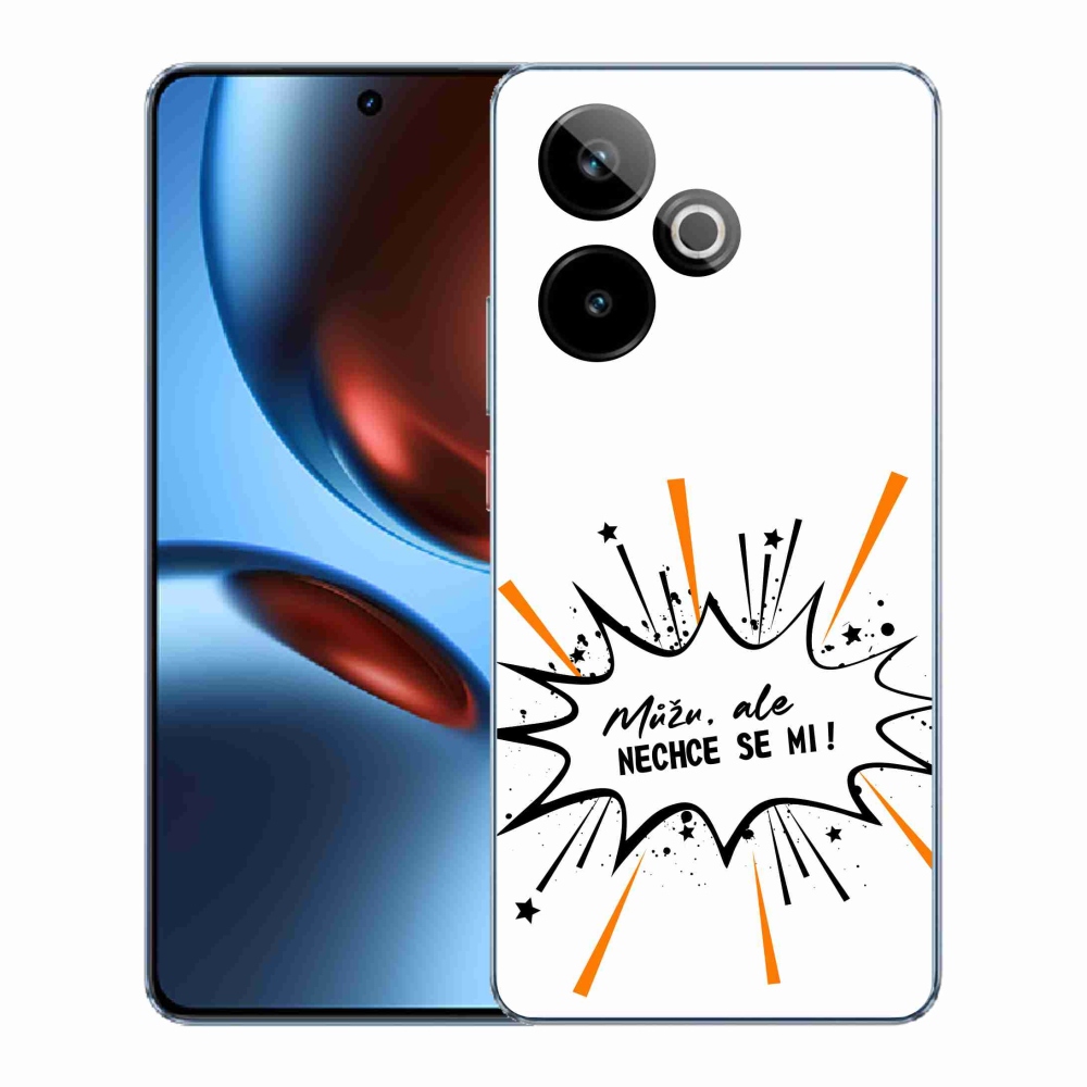 Gelový kryt mmCase na Realme GT 7 5G/GT 7T 5G - vtipný text 11 bílé pozadí