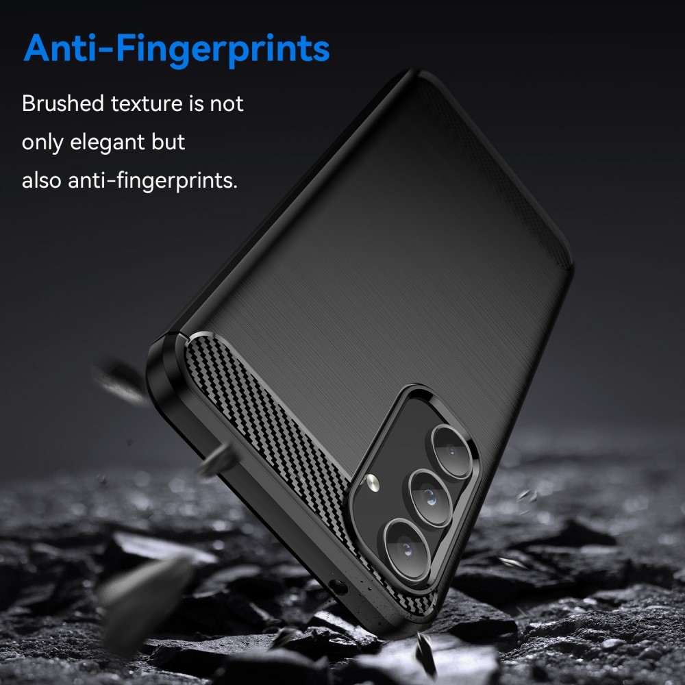 Carbon odolný gelový obal Samsung Galaxy A55 5G - černý