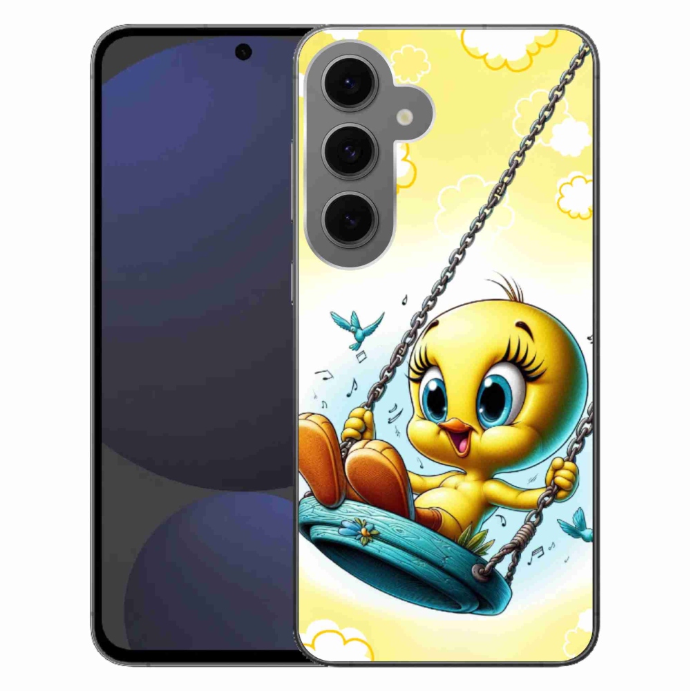Gelový kryt mmCase na Samsung Galaxy S24 FE - tweety