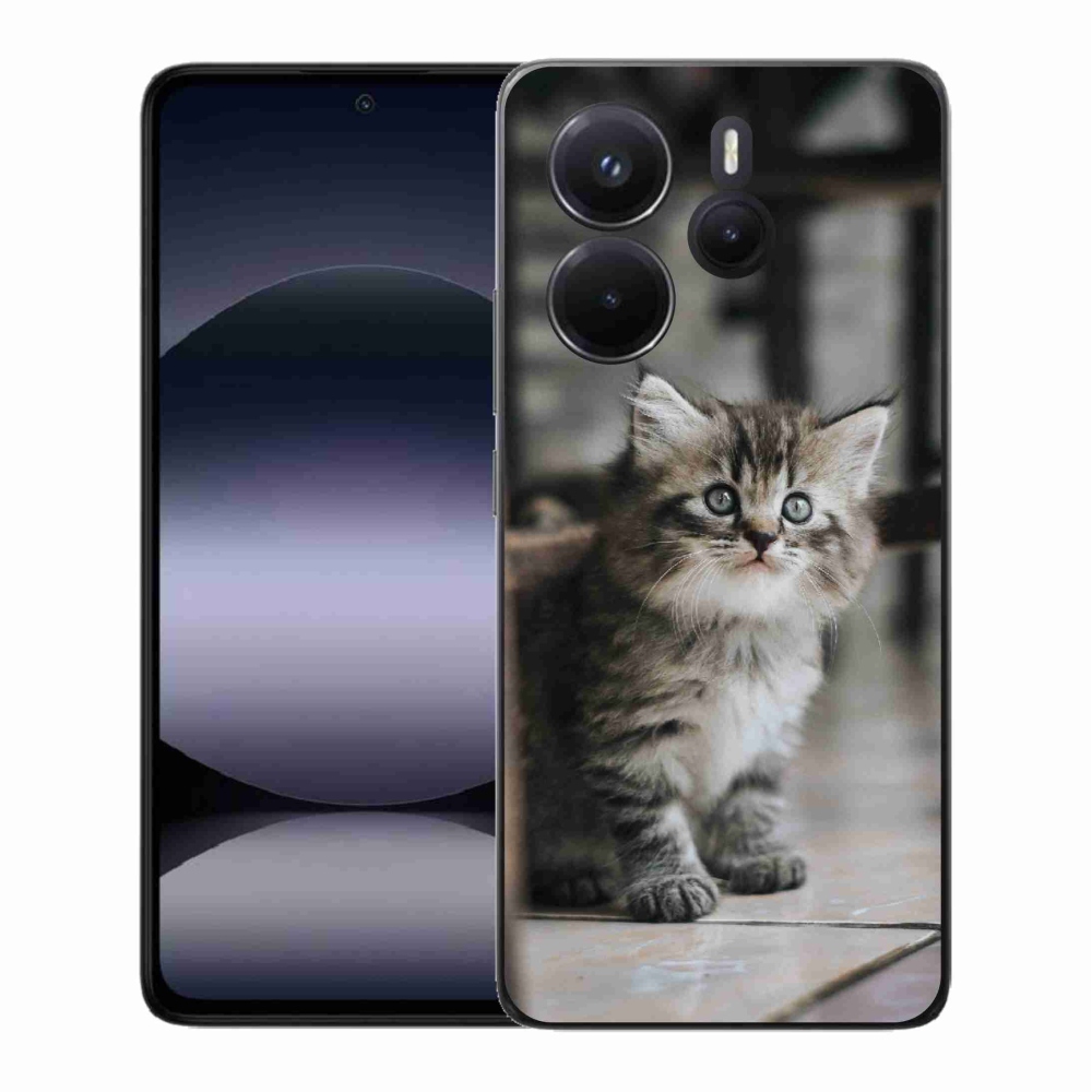 Gelový kryt mmCase na Xiaomi Redmi Note 14 - koťátko