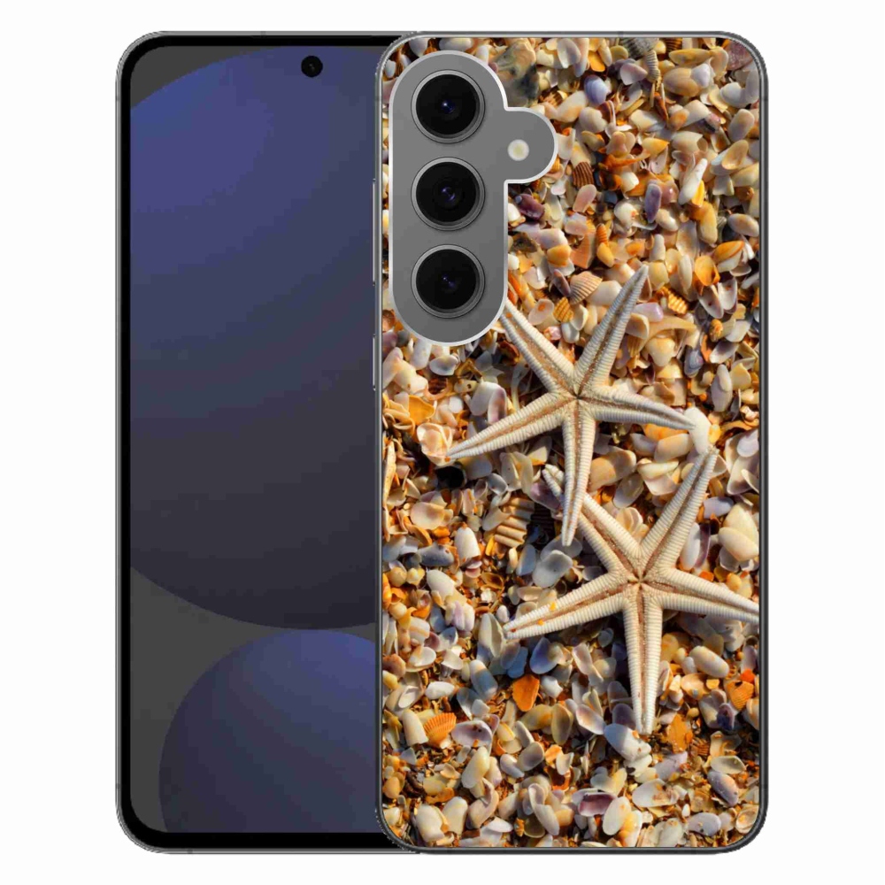 Gelový kryt mmCase na Samsung Galaxy S24 FE - mořské hvězdice