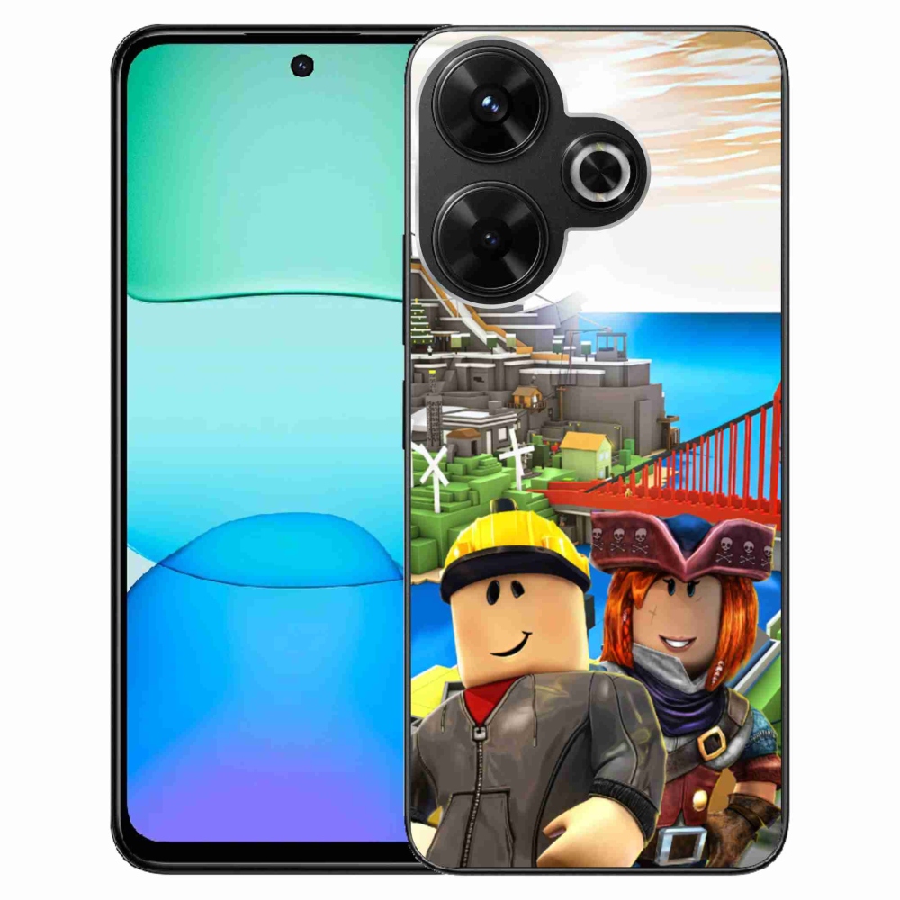 Gelový kryt mmCase na Xiaomi Redmi 13 4G/Poco M6 4G  - roblox 1