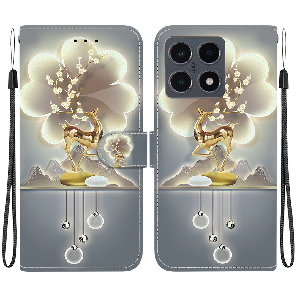 Versatile knížkové pouzdro na Xiaomi 15T - jelen sika
