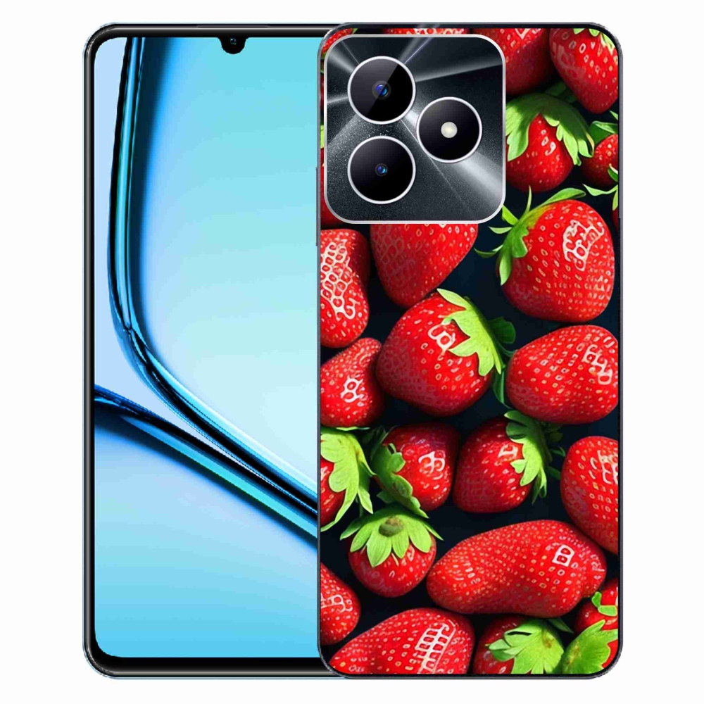 Gelový kryt mmCase na Realme Note 50 - jahody