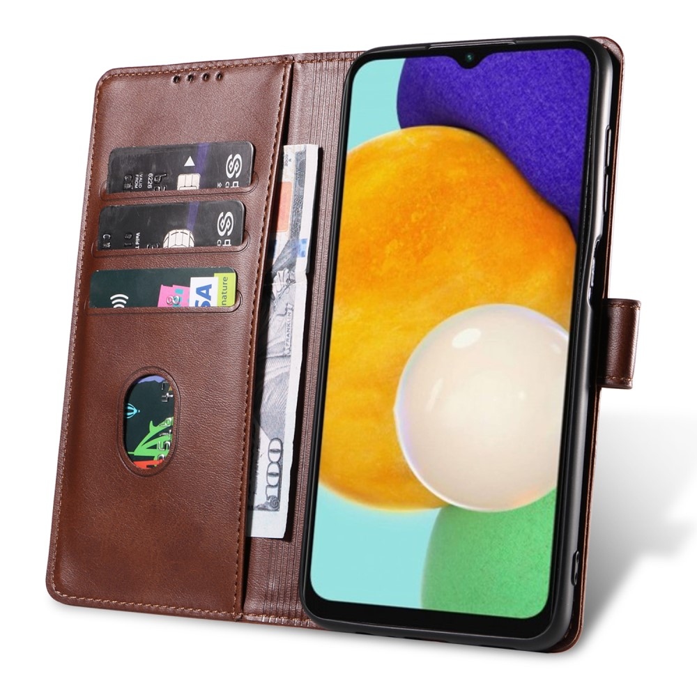 Closure knížkové pouzdro na Samsung Galaxy A26 5G - hnědé
