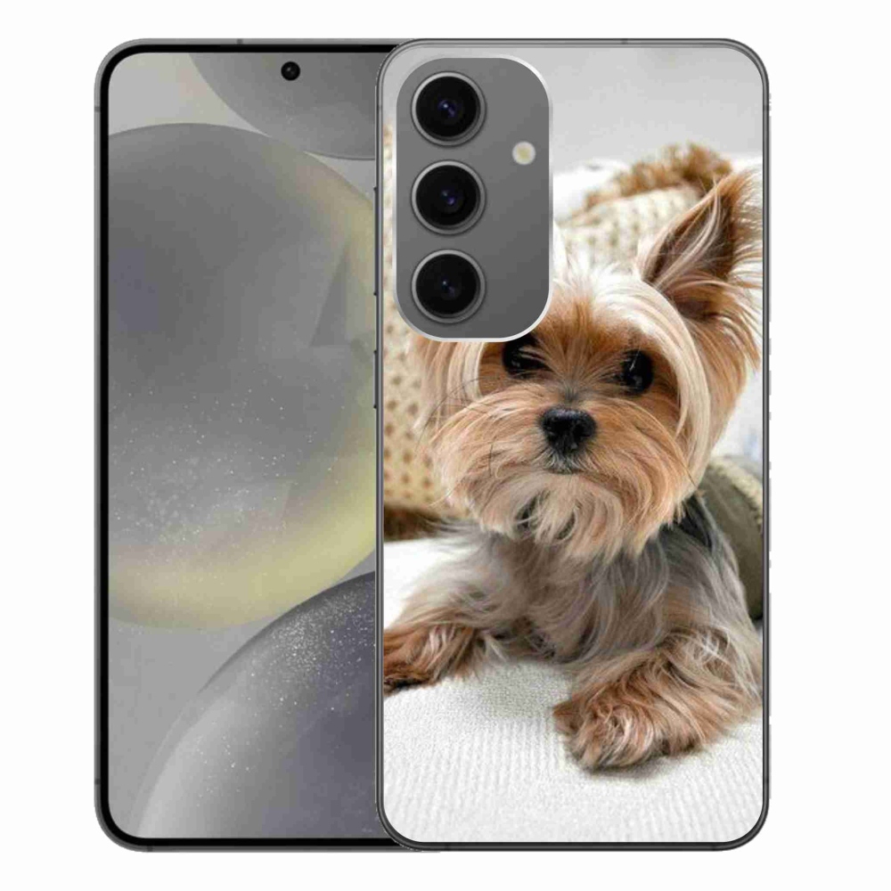 Gelový obal mmCase na Samsung Galaxy S24+ - jorkšír 5