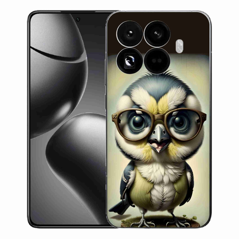 Gelový kryt mmCase na Xiaomi 15T Pro - mládě s brýlemi