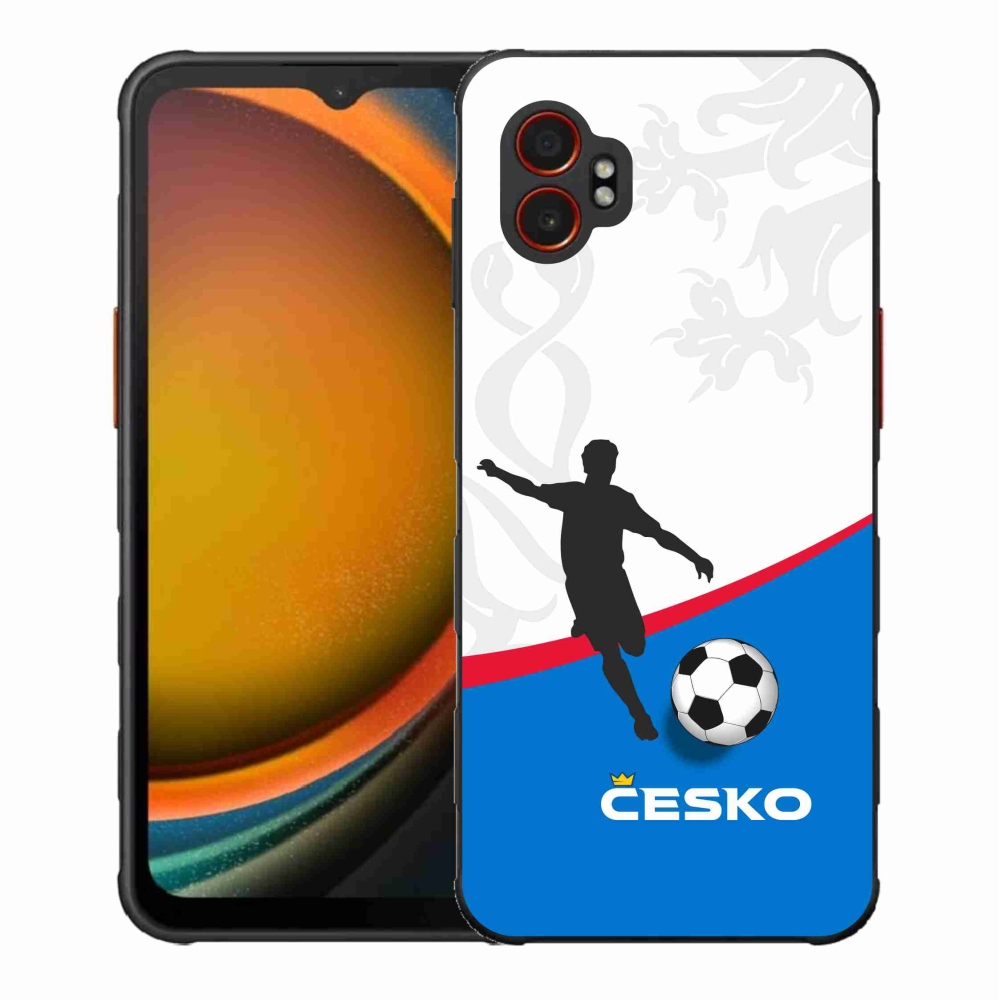 Gelový kryt mmCase na Samsung Galaxy Xcover 7 Pro - fotbal Česko 1