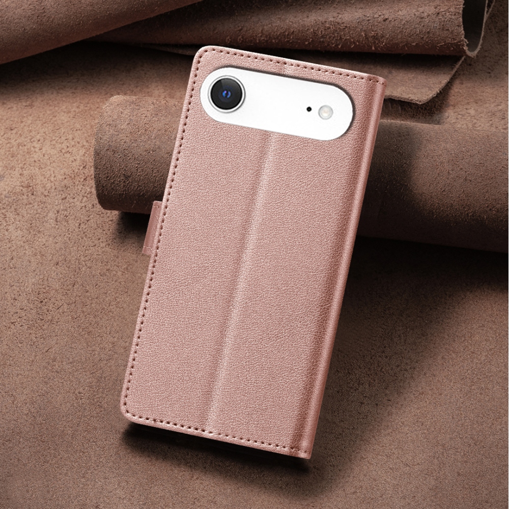 BINFEN knížkové pouzdro na mobil iPhone 17 Air - růžovozlaté