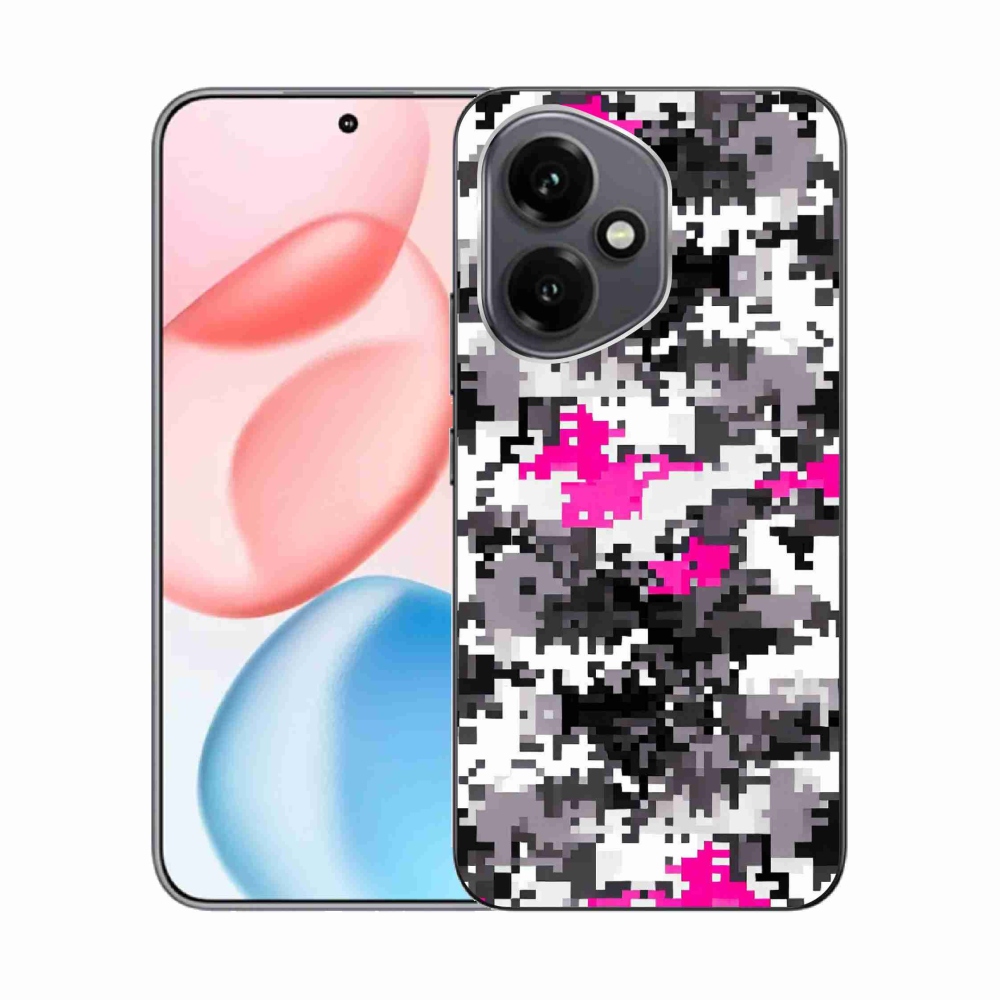 Gelový kryt mmCase na Honor 400 - maskáčový vzor 4