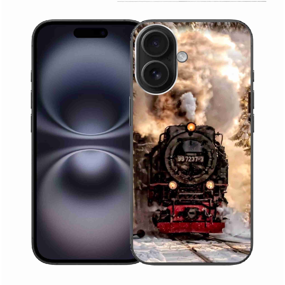 Gelový kryt mmCase na iPhone 16 - vlak