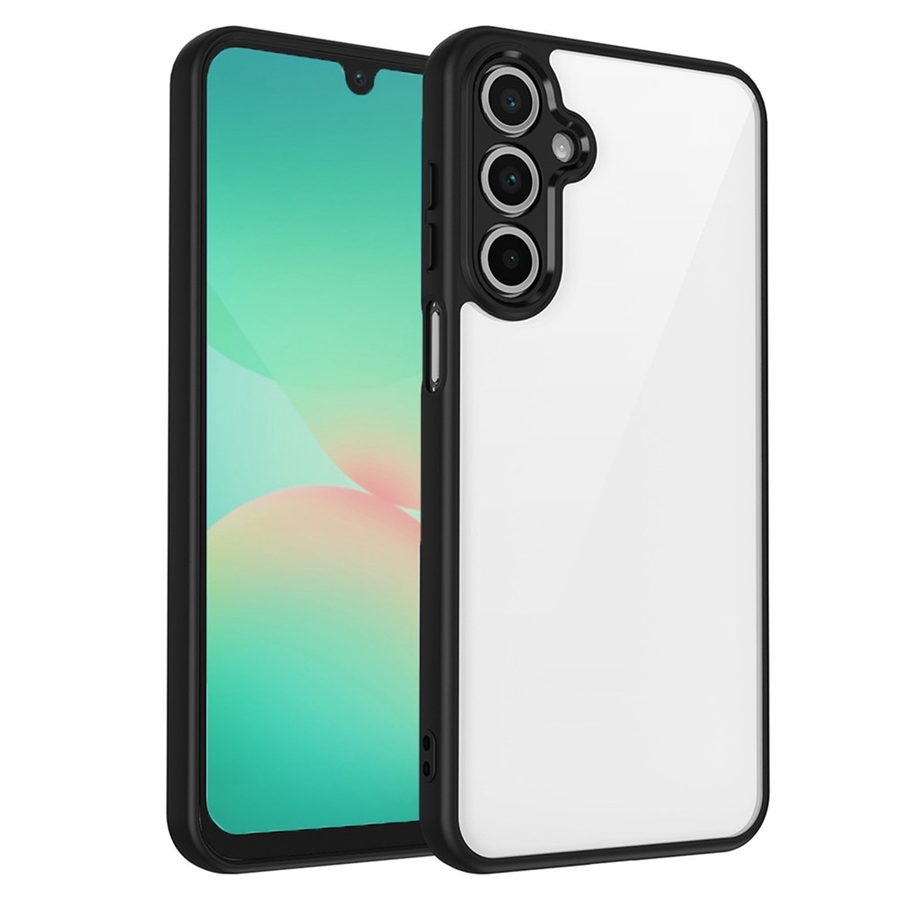 Back gelový obal s pevnými zády na Samsung Galaxy A17 5G - černý