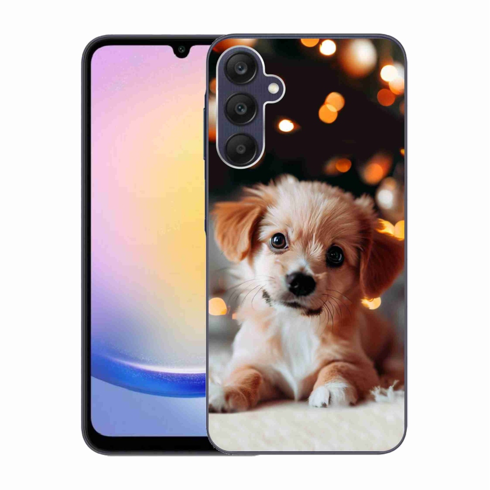 Gelový kryt mmCase na Samsung Galaxy A25 5G - štěňátko