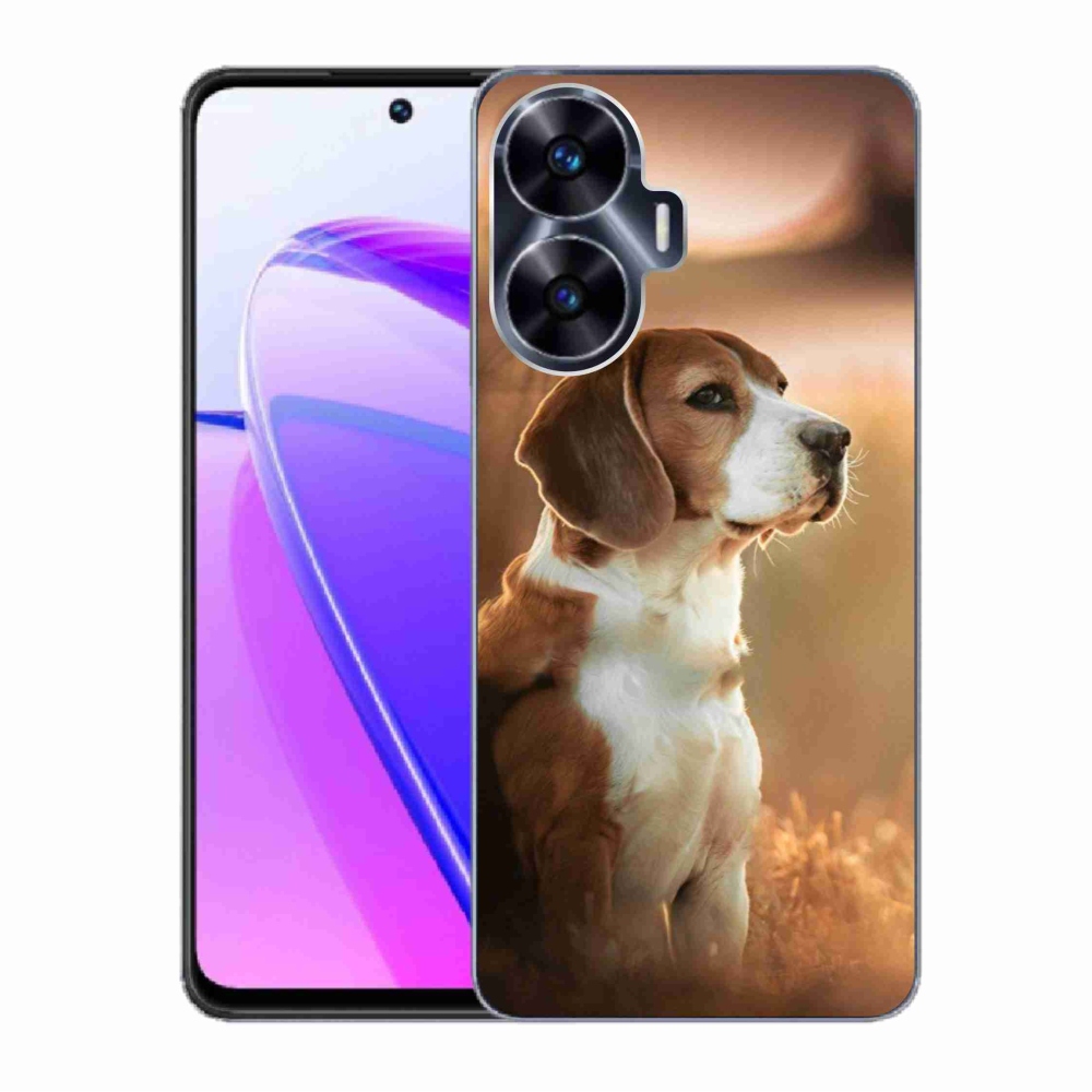 Gelový kryt mmCase na Realme C55 - bígl