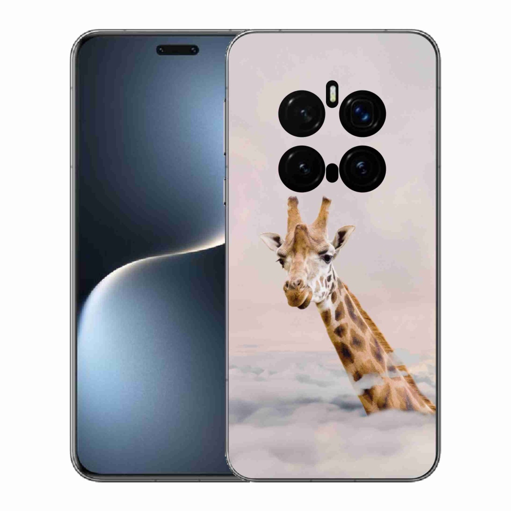 Gelový kryt mmCase na Honor Magic 7 Pro 5G - žirafa v oblacích