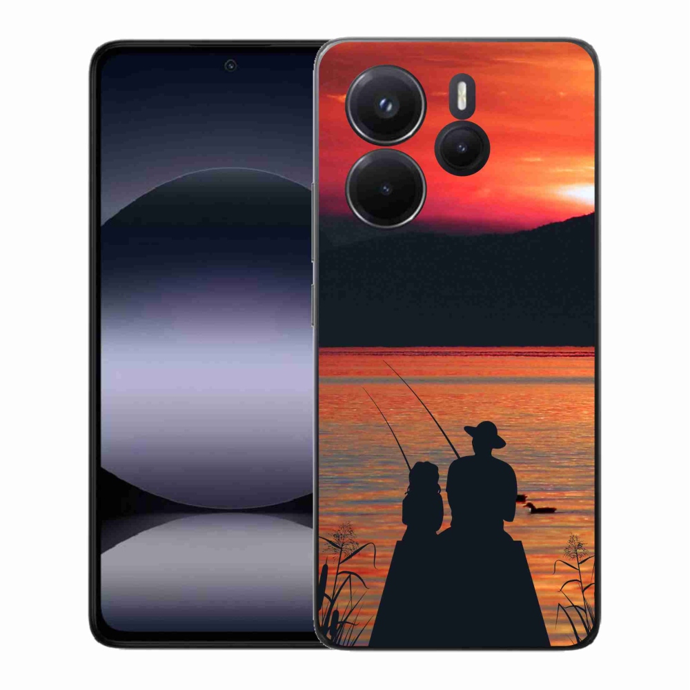 Gelový kryt mmCase na Xiaomi Redmi Note 14 - rybaření 3