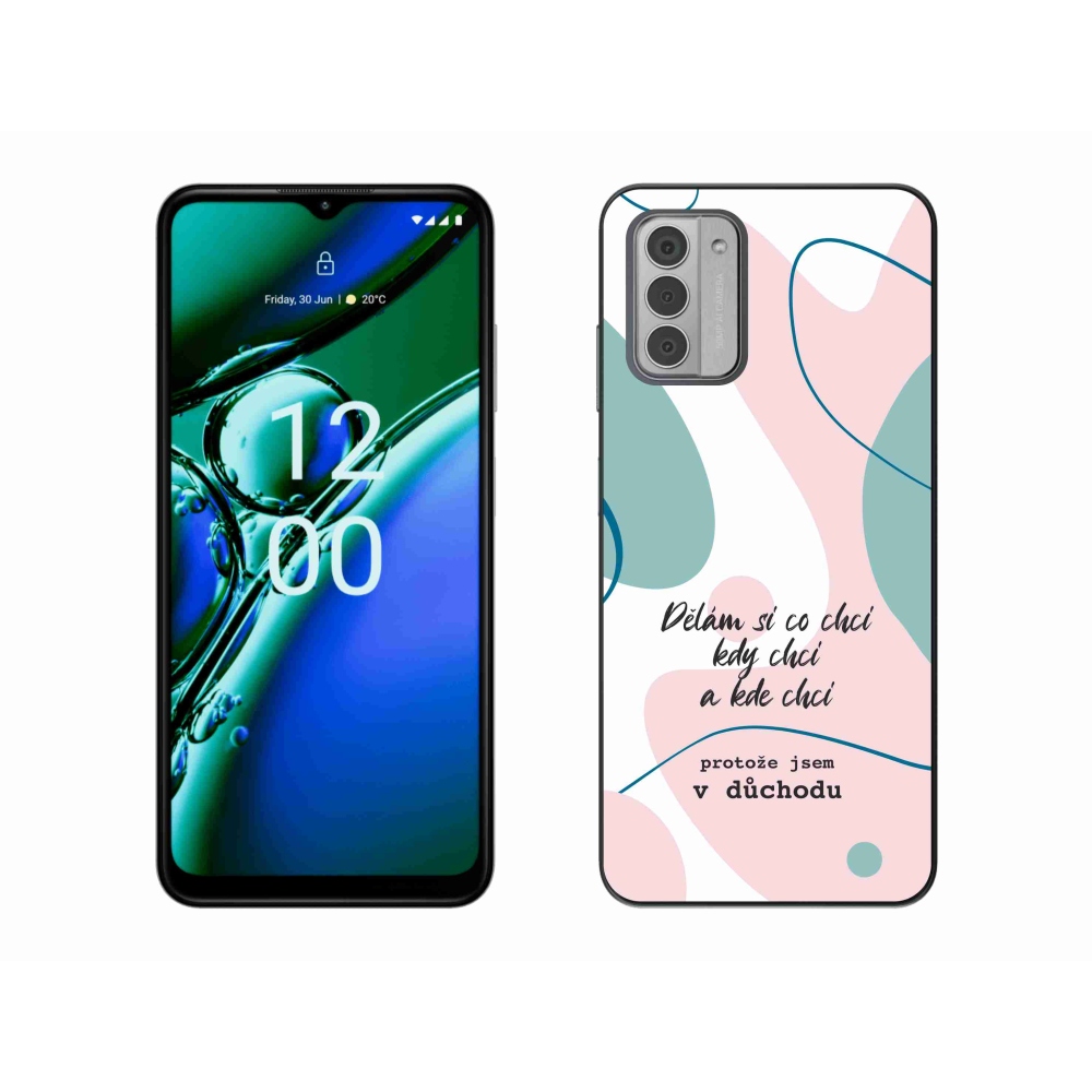 Gelový kryt mmCase na Nokia G42 - vtipný text 10 bílé pozadí
