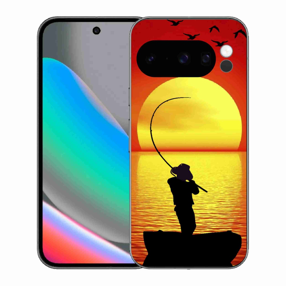Gelový kryt mmCase na Google Pixel 10 Pro - rybaření