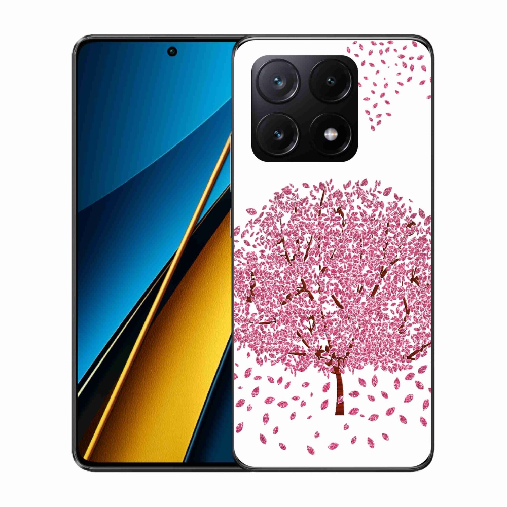 Gelový kryt mmCase na Xiaomi Poco X6 Pro 5G - kreslený strom s listy
