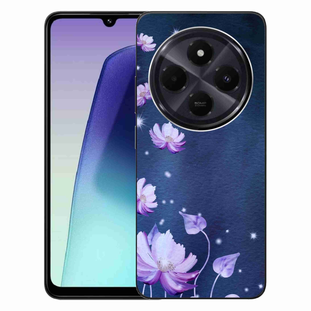 Gelový obal mmCase na Xiaomi Redmi 14C/Poco C75 - padající květy