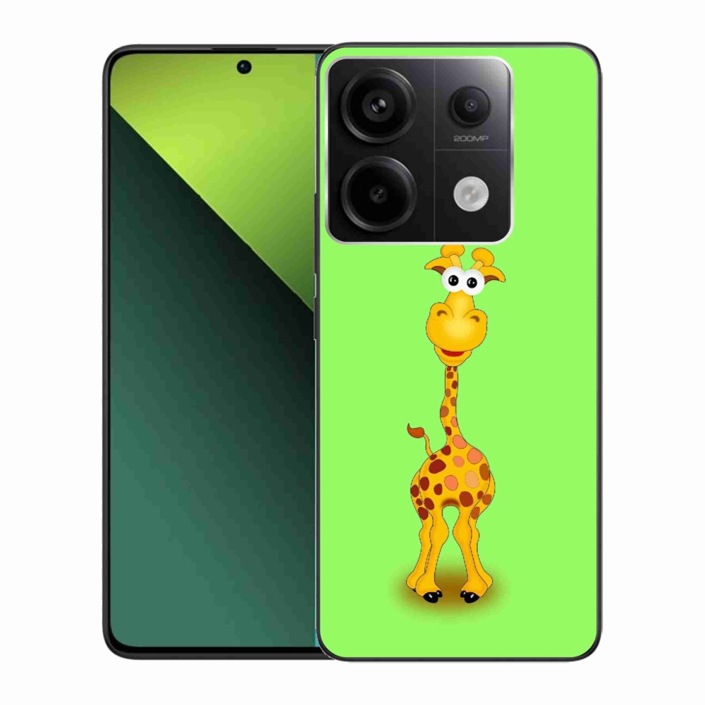 Gelový kryt mmCase na Xiaomi Redmi Note 13 Pro 5G/Poco X6 5G - kreslená žirafa
