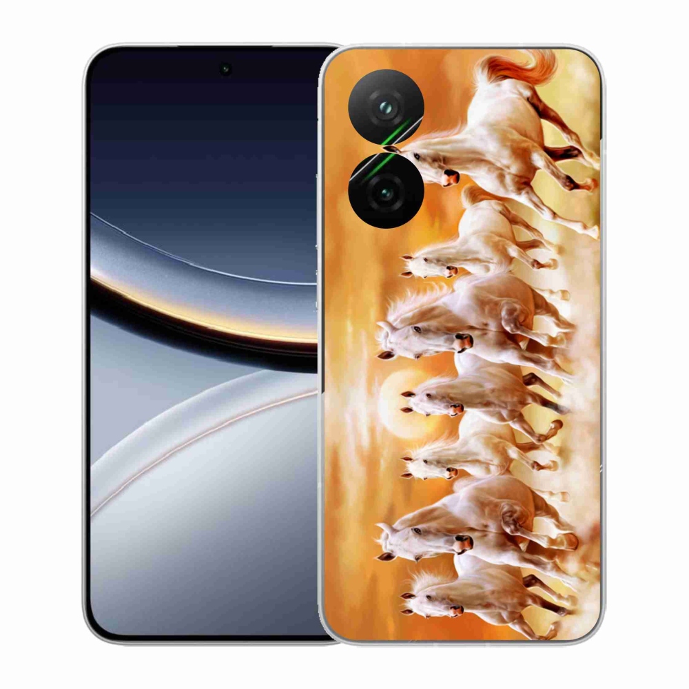 Gelový kryt mmCase na Xiaomi Poco F7 5G - koně 2