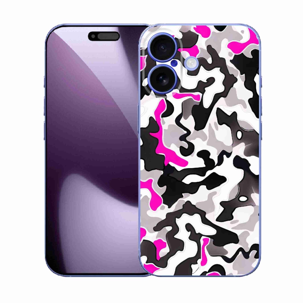 Gelový kryt mmCase na iPhone 17 - maskáčový vzor 5
